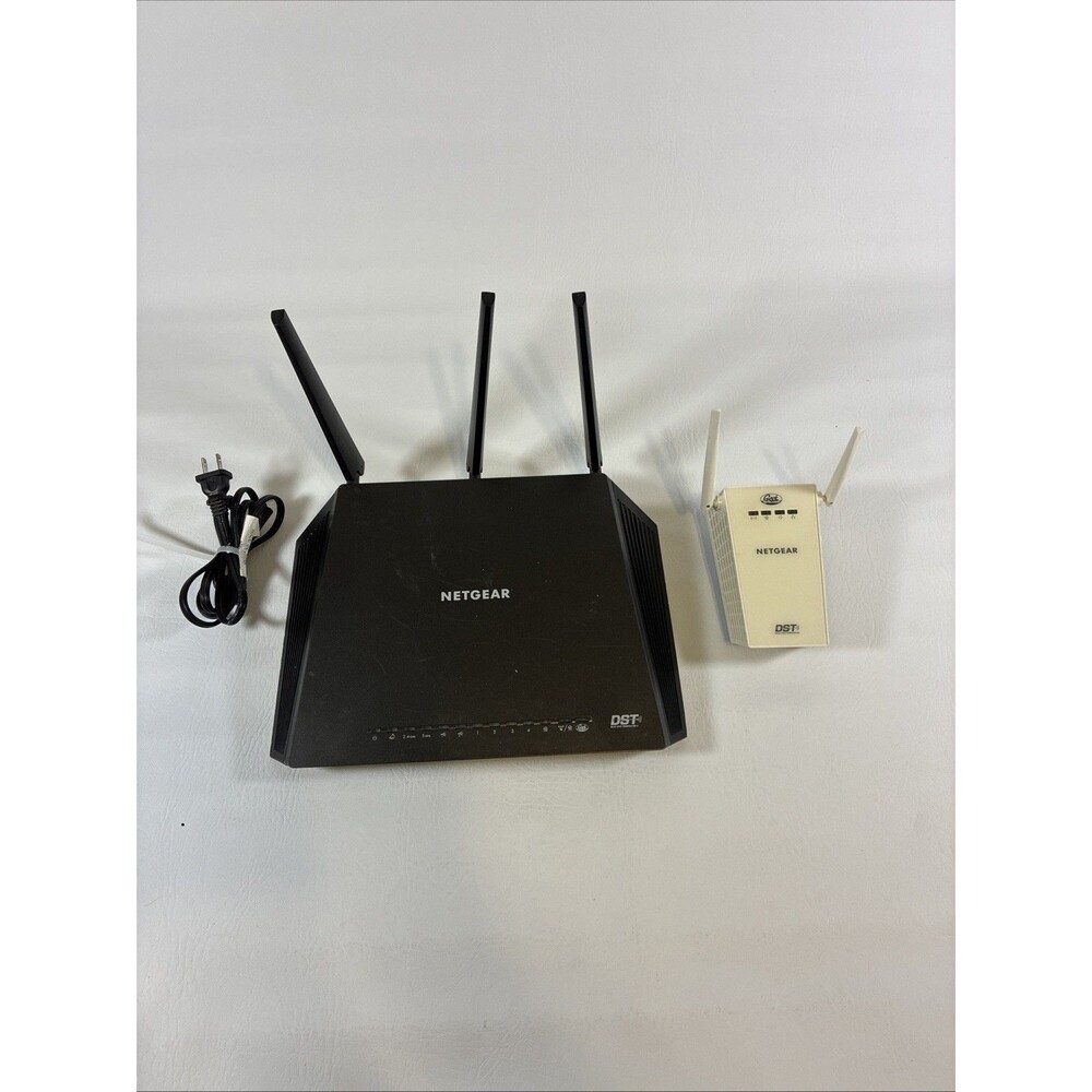 Netgear Nighthawk AC1900 DST Router, Model R7300 AND Netgear DST 6501 Add-on DST